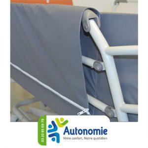 Protège barrière de lit zippée
