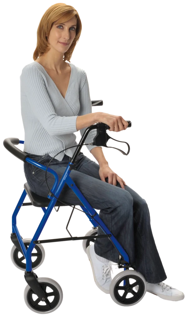 Rollator 4 Roues en Aluminium – Image 2