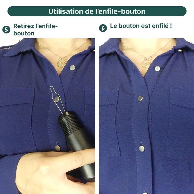 Enfile-bouton et fermeture éclair – Image 4