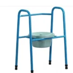 Support de seau à hauteur réglable avec accoudoirs et dosseret